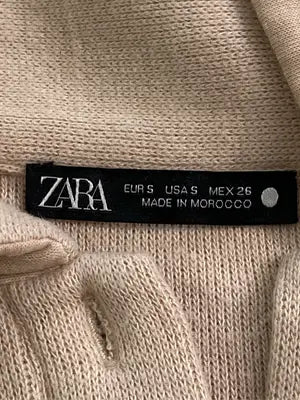 ZARA/ザラ/ニット/セーター/トップス/ベージュ/USA S