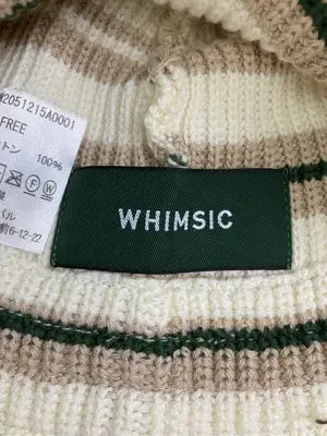 WHIMSIC/ウィムジック/ニットキャップ/ビーニー/帽子/ベージュ/FREE