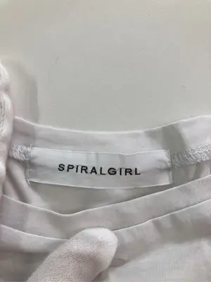 SPIRALGIRL/スパイラルガール/Tシャツ/カットソー/トップス/ホワイト/F