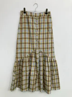 earth music&ecology/アースミュージックアンドエコロジー/ロングスカート/スカート/スカイブルー/M