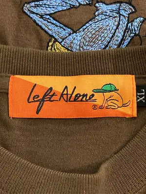 Left Alone/レフトアローン/Tシャツ/カットソー/トップス/ブラウン/XL