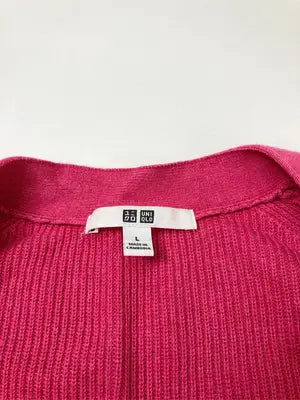 UNIQLO/ユニクロ/カーディガン/ボレロ/トップス/ピンク/L