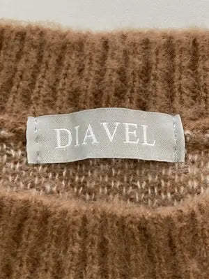 DIAVEL/ディアベル/ニット/セーター/トップス/ブラウン