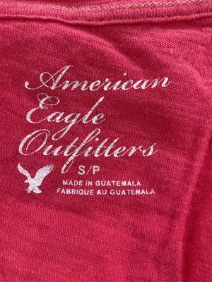 American Eagle Outfitters/アメリカンイーグルアウトフィッターズ/Tシャツ/カットソー/トップス/レッド/S/P