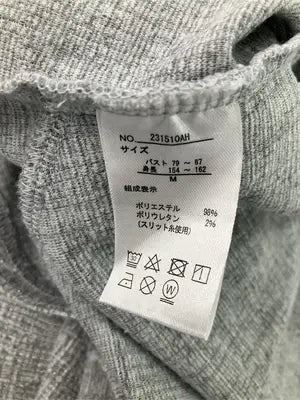hareiro/Tシャツ/カットソー/トップス/グレー/M
