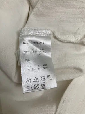 Tシャツ/カットソー/トップス/ホワイト/M  バスト79～87  身長154～162