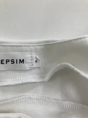 LEPSIM/レプシィム/Tシャツ/カットソー/トップス/ホワイト/F