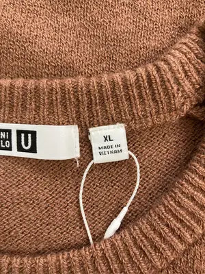UNIQLO U/ユニクロユー/ニット/セーター/トップス/ブラウン/XL