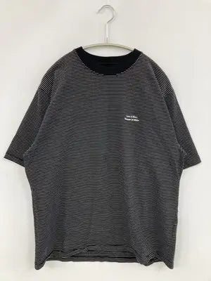 INHERIT/インヘリット/Tシャツ/カットソー/トップス/ブラック/MEDIUM