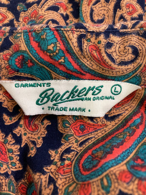 Backers/バッカーズ/シャツ/ブラウス/トップス/レッド/L