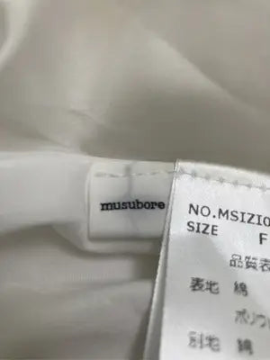 MUSUBORE/ムスボレ/ワンピース/ワンピース/ドレス/ホワイト/F