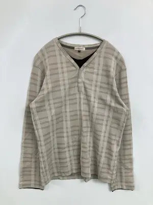 a.v.v HOMME/Tシャツ/カットソー/トップス/ベージュ/46