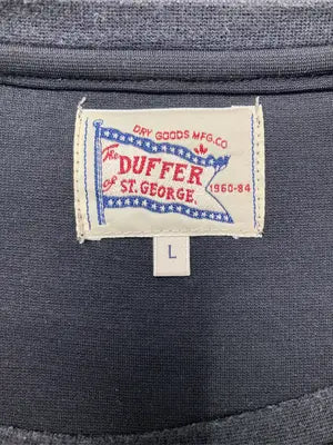 DUFFER/Tシャツ/カットソー/トップス/ブラック/L