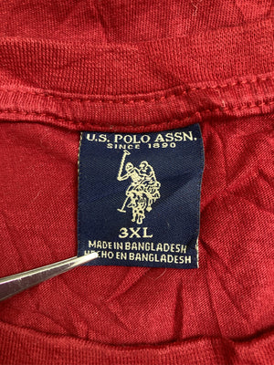 U.S. POLO ASSN./ユーエスポロアッスン/Tシャツ/カットソー/トップス/レッド/3XL
