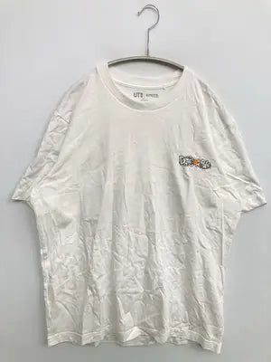 UNIQLO/ユニクロ/Tシャツ/カットソー/トップス/ホワイト/L