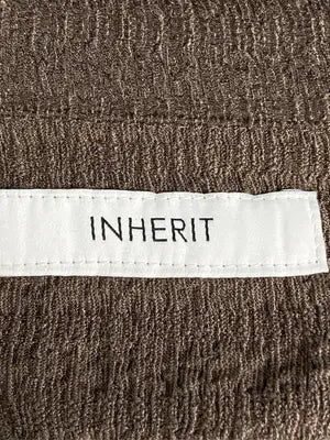 INHERIT/インヘリット/シャツ/ブラウス/トップス/ブラウン/L