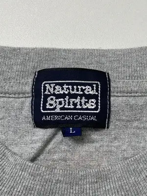 Natural Spirits/Tシャツ/カットソー/トップス/グレー/L