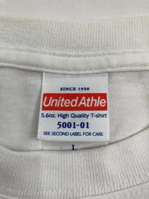 United Athle/ユナイテッドアスレ/Tシャツ/カットソー/トップス/ホワイト/L
