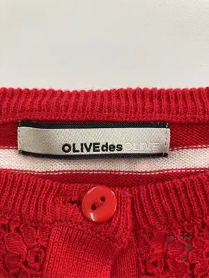 OLIVE des OLIVE/オリーブデオリーブ/ニット/セーター/トップス/レッド/F