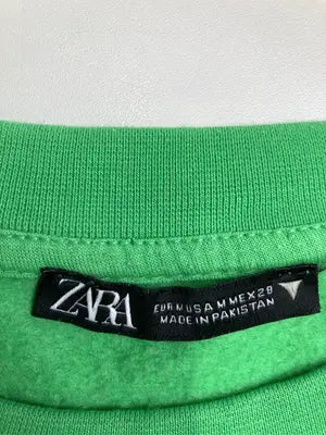 ZARA/ザラ/スウェット/トップス/グリーン/M