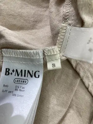 B:MING/ビーミング/Tシャツ/カットソー/トップス/ベージュ/S