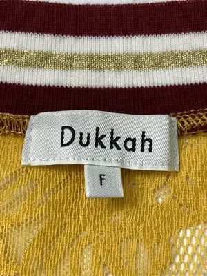 Dukkah/ドゥッカ/ワンピース/ワンピース/ドレス/イエロー/F