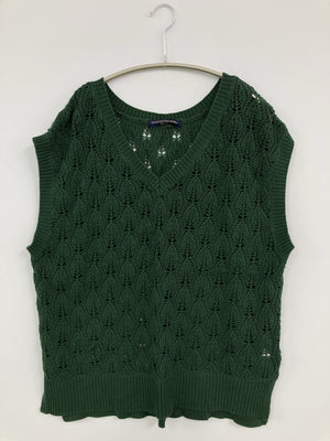 HONEYSUCKLE ROSE/ハニーサックルローズ/ベスト/トップス/グリーン/M