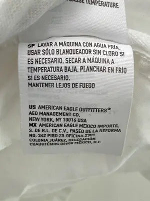 American Eagle Outfitters/アメリカンイーグルアウトフィッターズ/シャツ/ブラウス/トップス/ホワイト/XXL