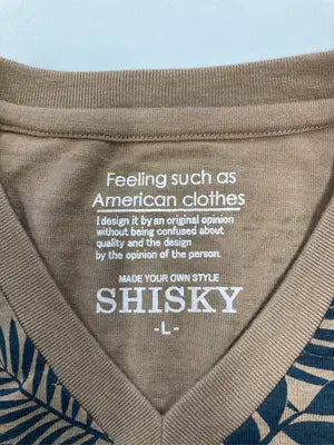 SHISKY/シスキー/Tシャツ/カットソー/トップス/ブラウン/L
