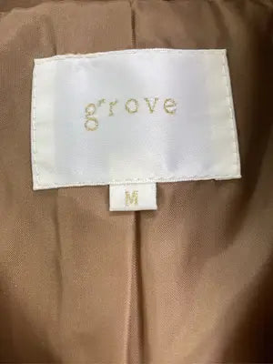 grove/グローブ/ダッフルコート/ジャケット/アウター/ブラウン/M