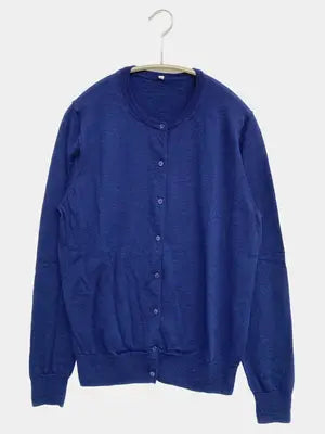 無印良品/ムジルシリョウヒン/カーディガン/ボレロ/トップス/ネイビー/XL