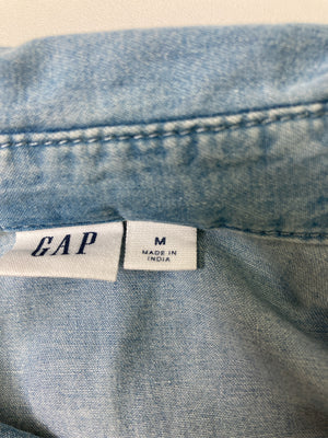 GAP/ギャップ/シャツワンピース/ワンピース/ドレス/スカイブルー/M