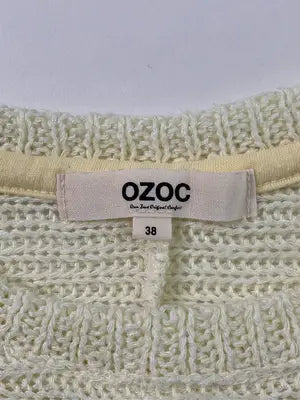 OZOC/オゾック/ニット/セーター/トップス/イエロー/38