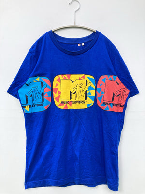 UNIQLO/ユニクロ/Tシャツ/カットソー/トップス/ブルー/M