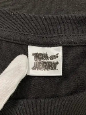 TOM and JERRY/トムアンドジェリー/Tシャツ/カットソー/トップス/ブラック/M