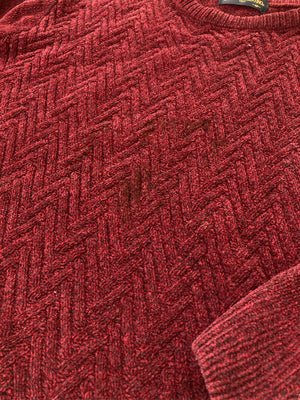 VALENTINO/ヴァレンティノ/ニット/セーター/トップス/レッド/M