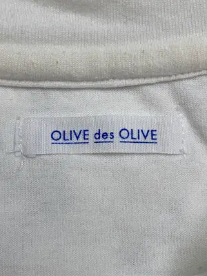 OLIVE des OLIVE/オリーブデオリーブ/Tシャツ/カットソー/トップス/ホワイト/F