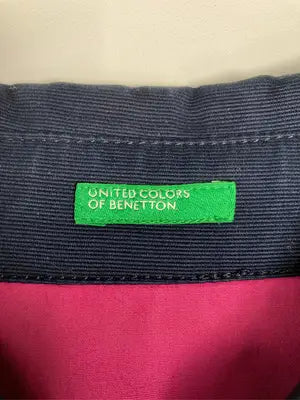 UNITED COLORS OF BENETTON/ユナイテッドカラーズオブベネトン/トレンチコート/ジャケット/アウター/ネイビー/40