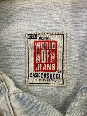 WORLD OF JEANS/シャツ/ブラウス/トップス/スカイブルー/XL