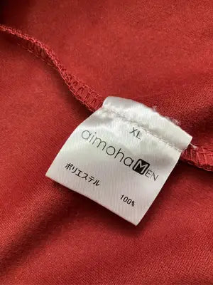 aimoha MEN/アイモハメン/パーカー/トップス/レッド/XL