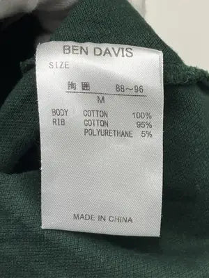 BEN DAVIS/ベンデイビス/ポロシャツ/トップス/グリーン/M