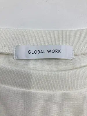 GLOBAL WORK/グローバルワーク/Tシャツ/カットソー/トップス/ホワイト/F