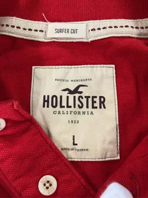 HOLLISTER/ホリスター/ポロシャツ/トップス/レッド/L