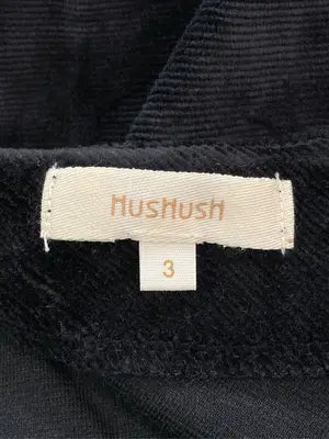 HushusH/Tシャツ/カットソー/トップス/ブラック/L