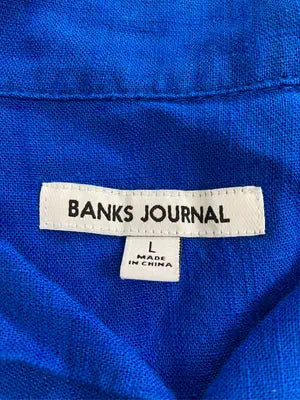 BANKS JOURNAL/バンクスジャーナル/シャツ/ブラウス/トップス/ブルー/L