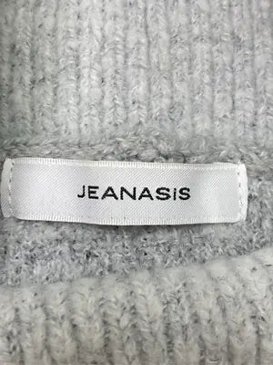 JEANASIS/ジーナシス/ニット/セーター/トップス/グレー/F
