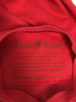 FLASH REPORT/フラッシュリポート/Tシャツ/カットソー/トップス/レッド/S