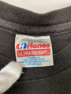 Hanes/ヘインズ/Tシャツ/カットソー/トップス/ブラック/L/G（42-44）