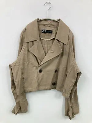 ZARA/ザラ/ショートコート/ジャケット/アウター/ベージュ/USA M