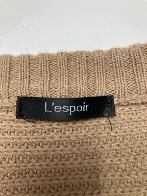 L’espoir/レスポワール/カーディガン/ボレロ/トップス/ベージュ/L